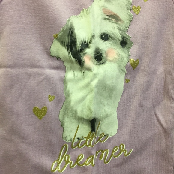 Carter's 12M puppy and hearts PJ set - Picture 2 of 5